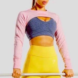 Bleached Gymshark Sol lift super crop